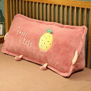 【20%OFFクーポン】読書 背もたれクッション 三角ウェッジ ベッドサイド バッククッション 三次元ベッド 背もたれ枕 大ビッグヘッドボードクッション ブラウ...