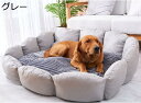 【20%OFFクーポン〜】ペットベッド 犬ベッド スクエア グレー 60×50×28CM 子犬 小型犬 中型犬 大型犬 猫 洗える ふわふわ かわいい 丈夫 耐...