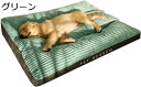 【20%OFFクーポン~】ペットベッド 大きい 犬ベッド 秋冬 スクエア型 中型犬 室内 大型犬 犬マット クッション ふわふわ おしゃれ 暖かい 通年 快適 柔らかい 通気 洗えるカバー 滑り止め 保温 防湿 ペットソファー グリーン XL(80*66*7cm)