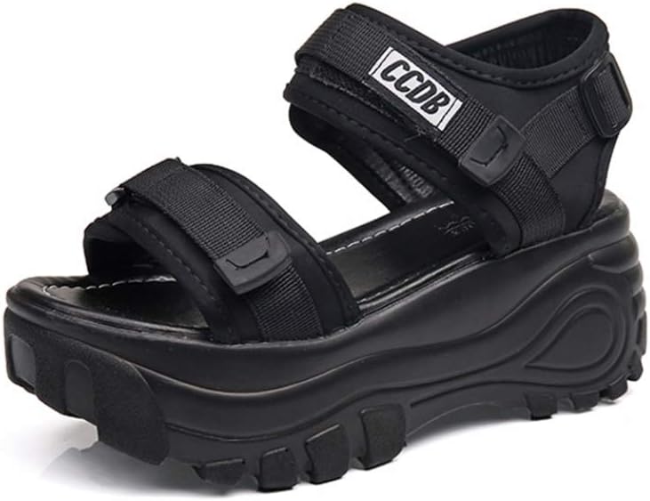 【20%OFFクーポン～】サンダル 厚底靴 スポーツサンダル 厚底靴 スポーツ 厚底 レディース スポサン スニーカー ローヒール 運動 ウェッジヒール 7cm サンダル 厚底 スポーツサンダル ファッション レディースシュー