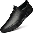【20%OFFクーポン】ローファー スリッポン メンズ 革靴 ローカット スムース 通気 軽量 耐磨耗性 消臭 運転靴 ドライビングシューズ デッキシューズ 快適 ビジネスシューズ モカシンシューズ シンプル 通勤 靴 ドラ