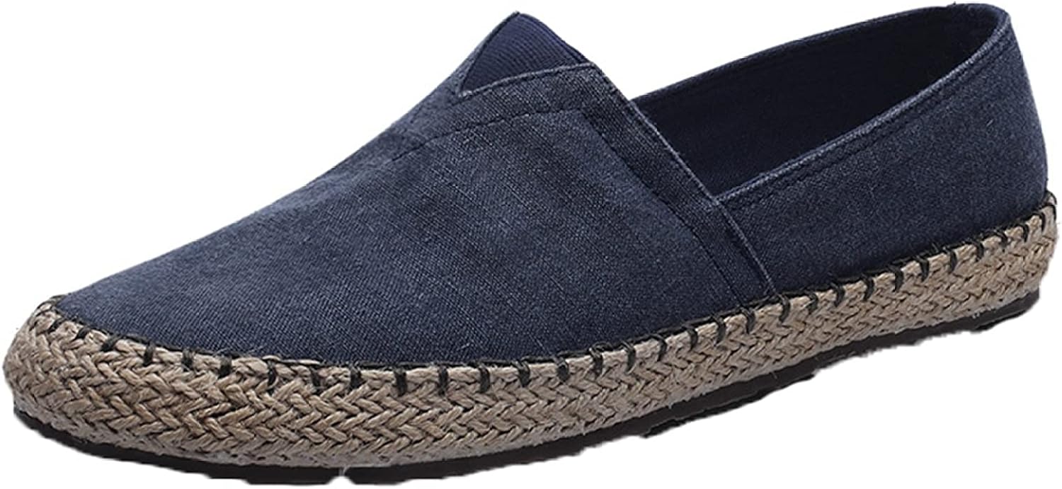 【20%OFFクーポン】スニーカー メンズ スリッポン エスパドリーユ 麻 軽量 ローファー 柔らかい 疲れな..