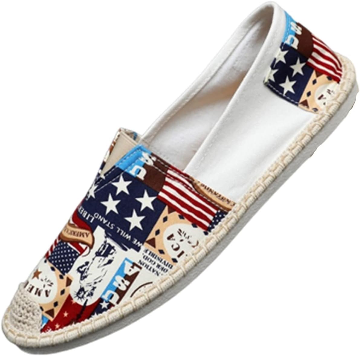 【20%OFFクーポン】キャンバスシューズ エスパドリーユ 総柄 モカシン メンズ ドライビングシューズ スリップオン ファッション 大人 カジュアルシューズ リラックス サボ 蒸れない 運転 オフィス アウトドア ベージュ
