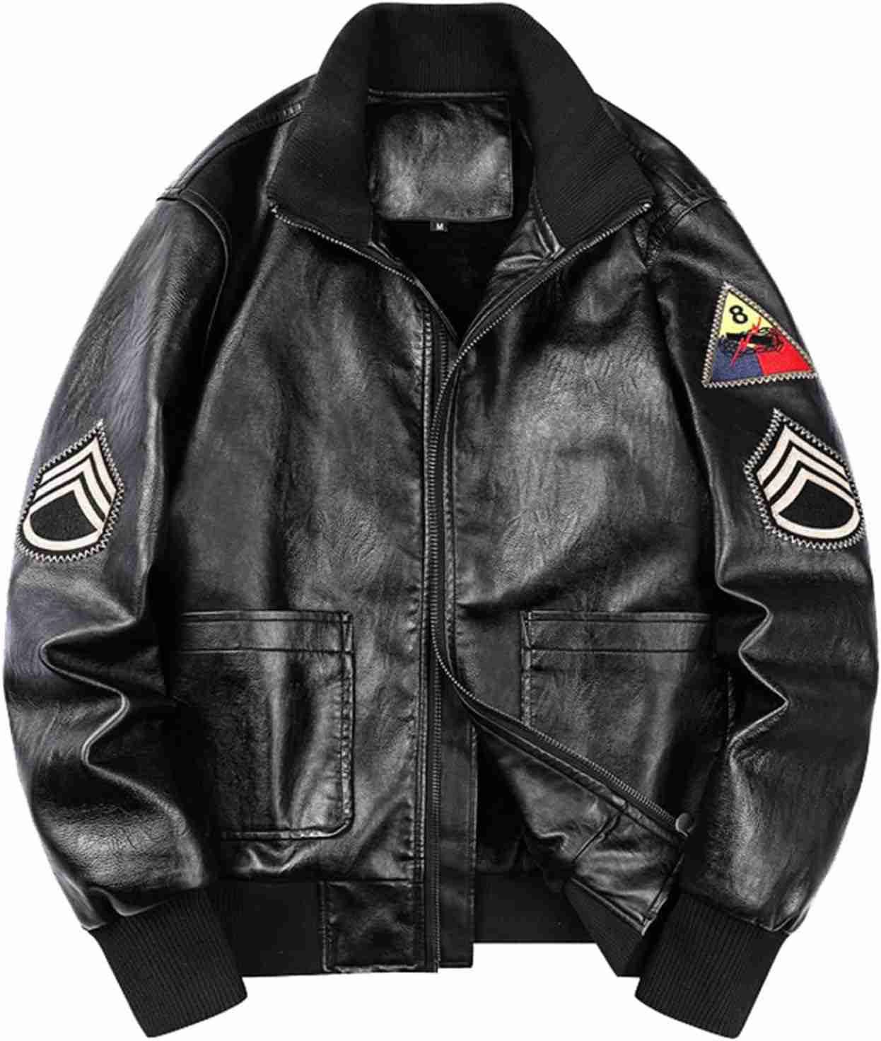 【20%OFFクーポン】メンズ フライトジャケット 裏ボア PUレザージャケット 革ジャン ミリタリー MA1 裏起毛ジャケット アウター 厚手 ジャンパー カジュアル 秋冬 レトロ カッコイイ アウトドア ストリート