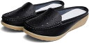 【20%OFFクーポン〜】モカシン スリッパ レディース ハーフスリッパ かかとなし スリッポン ウェッジソール 婦人靴 レディーズ シューズ メッシュ 通気穴...