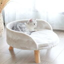 【20%OFFクーポン~】ペットベッド 猫 ソファーベッド 秋冬 犬ベッド かわいい おしゃれ 椅子型 小型犬 耐噛み おもしろ 足付き うさぎ ふわふわ もこもこ 通年 保温 安定性 猫椅子 M(50*30cm 15KG内)