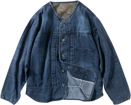 【20%OFFクーポン】ノーカラー デニムジャケット メンズ 春秋 胸ポケット 薄手 軽い 長袖 防風 防寒 無地 カジュアルジャケット ジージャン レトロ スタイリッシュ 普段使い 通学 Gジャン コート ゆったり 大きい 【20%OFFクーポン】ノーカラー デニムジャケット メンズ 春秋 胸ポケット 薄手 軽い 長袖 防風 防寒 無地 カジュアルジャケット ジージャン レトロ スタイリッシュ 普段使い 通学 Gジャン コート ゆったり 大きい