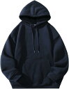 【20%OFFクーポン〜】メンズパーカー お大きいサイズ 無地 シンプル ヘビーウェイト フーデッドスウェットシャツ フード付 秋服 プルオーバー 11オンス トップス スポーツウェア アウター 着痩せ ユニセックス|詳細画像