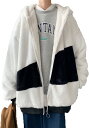 【20%OFFクーポン〜】フリース ジャンパー ボアブルゾン 秋 冬 メンズ ゆったり フード付き 保温 暖かい 防寒 厚手 アウター スタジャン ジャンパー ...