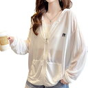 【20%OFFクーポン~】ラッシュパーカー UVカットガード レディース 日焼け止め服 冷感 シースルー 薄手 紫外線対策 長袖 フード付き 夏服 アイスシルク 蒸れない 無地 サイドポケット マウンテンパーカー ジョーキング