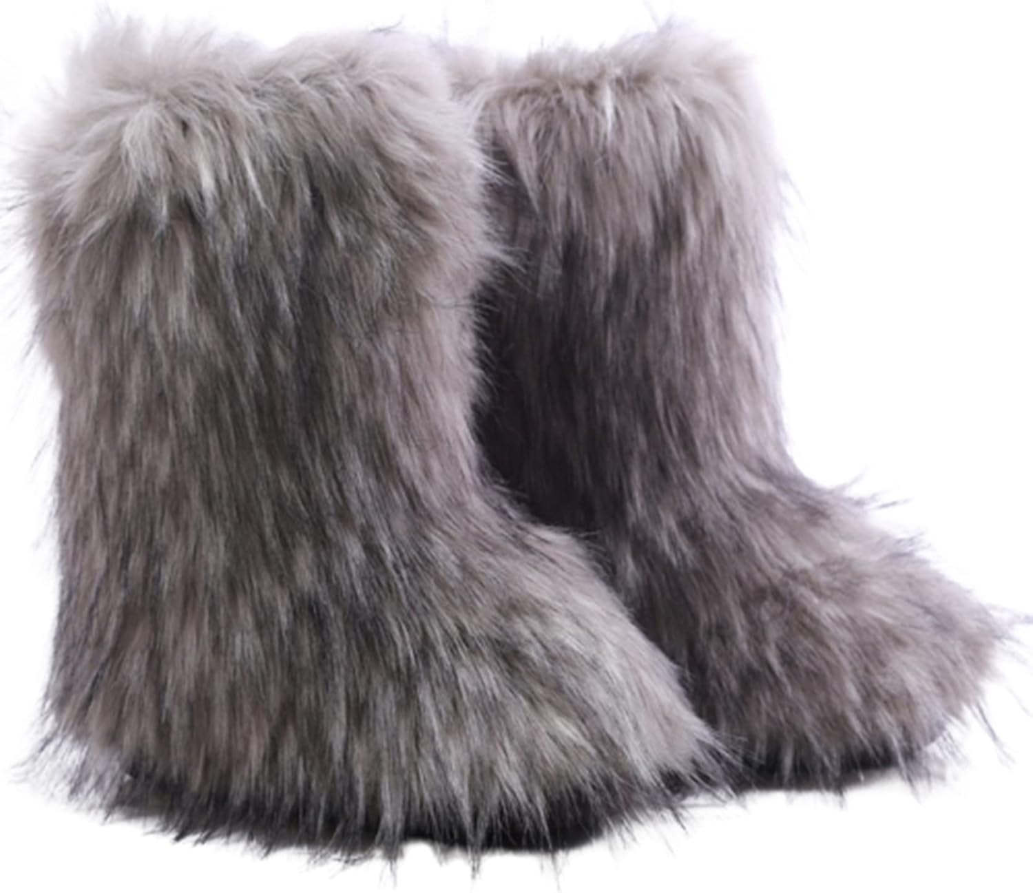 【20%OFFクーポン〜】スノーブーツ スリップオン 狐の毛 キツネ フェイクファー ウィンターブーツ レディース 冬用ブーツ ボアブーツ ふわふわ モコモコ 履きやすい 蓄熱 柔らかい 屈曲性 可愛い レジャー おしゃれ フ