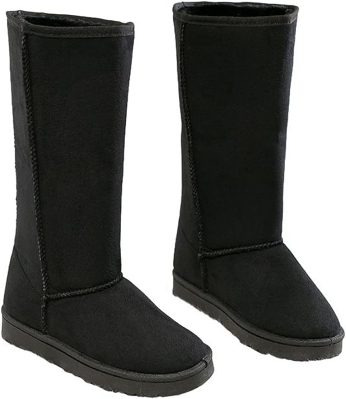 【20%OFFクーポン〜】ムートンブーツ ロング丈 冬用 裏起毛 レディース スノーブーツ 無地 防寒対策 大きいサイズ シンプル 脚長 滑り止め 綿靴 短靴 耐久性 撥水 柔らか ウィンターブーツ ゆったり 通勤通学