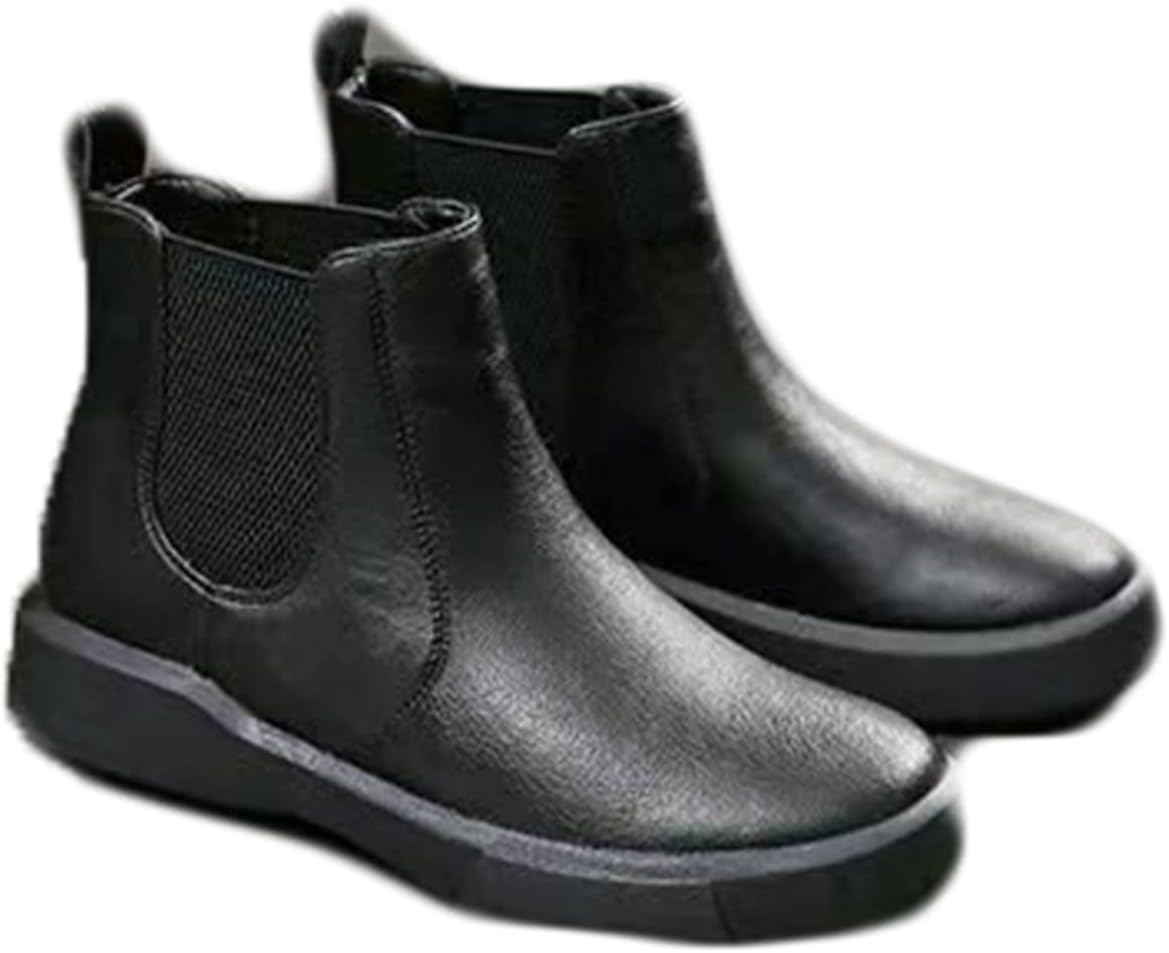 【20%OFFクーポン～】ショートブーツ レディース靴 厚底 レトロ チェルシーブーツ サイドゴアブーツ 大きいサイズ 秋冬ブーツ フラット アーモンドトゥ サイドゴア 美脚 保温性 滑り止め 履きやすい 疲れない