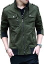 【20%OFFクーポン〜】デニムジャケット メンズ カーゴジャケット 長袖 スリム マルチポケット 春 秋 冬 ジップアップ 防水 防寒防風 シンプル 軽量 大...