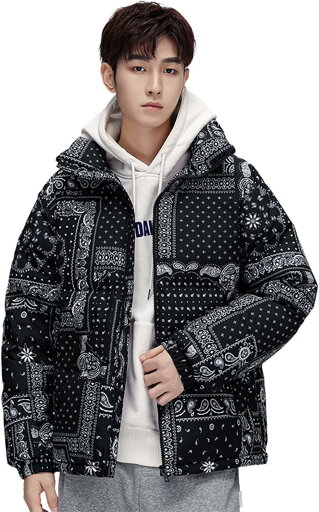 【20%OFFクーポン〜】ショートコート メンズ レディース ペイズリー柄 ダウンアウター ミドル 総柄 タートルネック ダウンジャケット 真冬 防寒 オーバーサイズ あったか ダウンコート ストリート 大きいサイズ 【20%OFFクーポン〜】ショートコート メンズ レディース ペイズリー柄 ダウンアウター ミドル 総柄 タートルネック ダウンジャケット 真冬 防寒 オーバーサイズ あったか ダウンコート ストリート 大きいサイズ