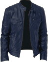 【20%OFFクーポン〜】ライダースジャケット メンズ フェイクレザージャケット PU皮ジャン 立ちネック フライトジャケット 長袖 細身 男性用 ブルゾン 防...