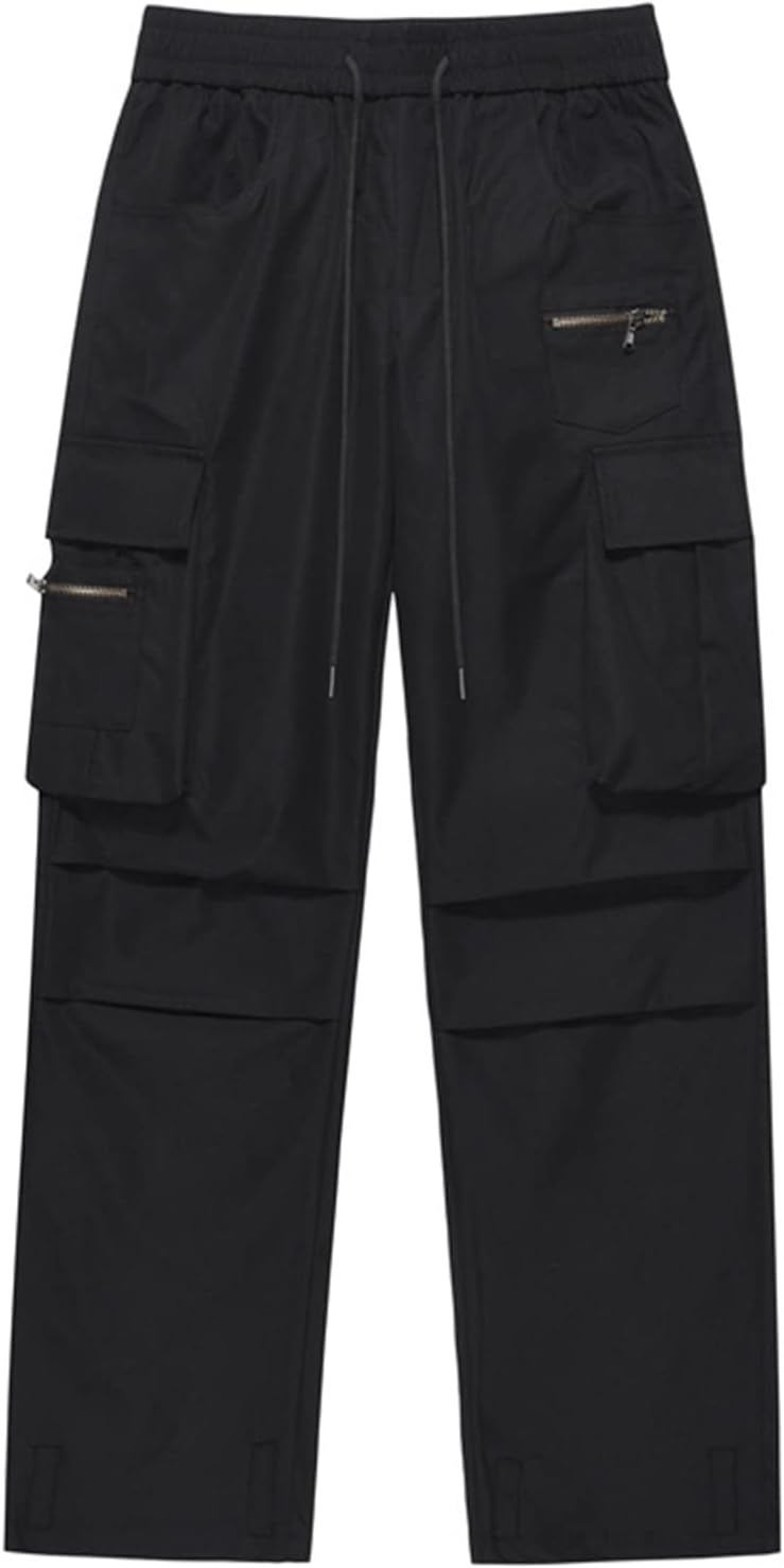 【20%OFFクーポン〜】ヴィンテージ カーゴパンツ メンズ レディース ミリタリーパンツ ハイストリート おしゃれ 無地 マルチポケット 機能性 ウエストゴム...