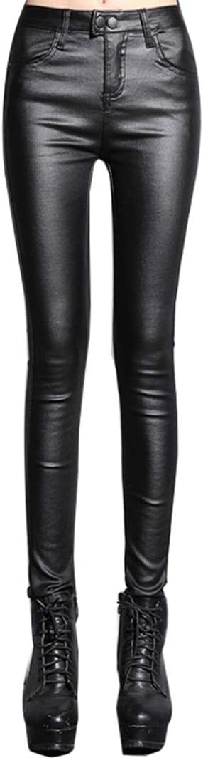 【20%OFFクーポン～】スキニーパンツ 動きやすい パンツ やわらかい レザー調 フェイクレザーレギンス レザー レギンス ボトムス レギンス レギンス 10分丈 ファッション レザースキニー ハイウエスト レザーパンツ か