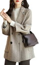【20%OFFクーポン~】チェスターコート レディース トレンチコート ロングコート ウールコート テーラードコート 春秋冬 大人 上品 厚手 ロング丈 カジュアル おしゃれ ゆったり 体型カバー 長袖 通勤 無地 防寒 暖か