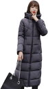 【20%OFFクーポン~】ダウンジャケット レディース ロングコート 冬服 厚手 ダウンコート 上品 中綿コート カジュアル 膝丈 アウター ダウン 体型カバー 着痩せ 綿服 シンプル スタイリッシュ 大きいサイズ 暖かい お