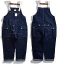【20%OFFクーポン〜】サロペット メンズ ロングパンツ デニム カーゴパンツ 作業着 オーバーオール ミリタリー オールインワン ワークパンツ カジュアル