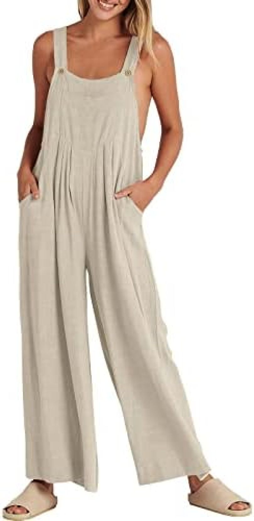 【20%OFFクーポン～】オーバーオール レディース オールインワン サロペット カジュアル ロングパンツ 体型カバー ズボン ゆったり シンプル 大人 サスペンダーズボン 可愛い 美脚 カジュアル 秋 夏 おしゃれ 春 リラ