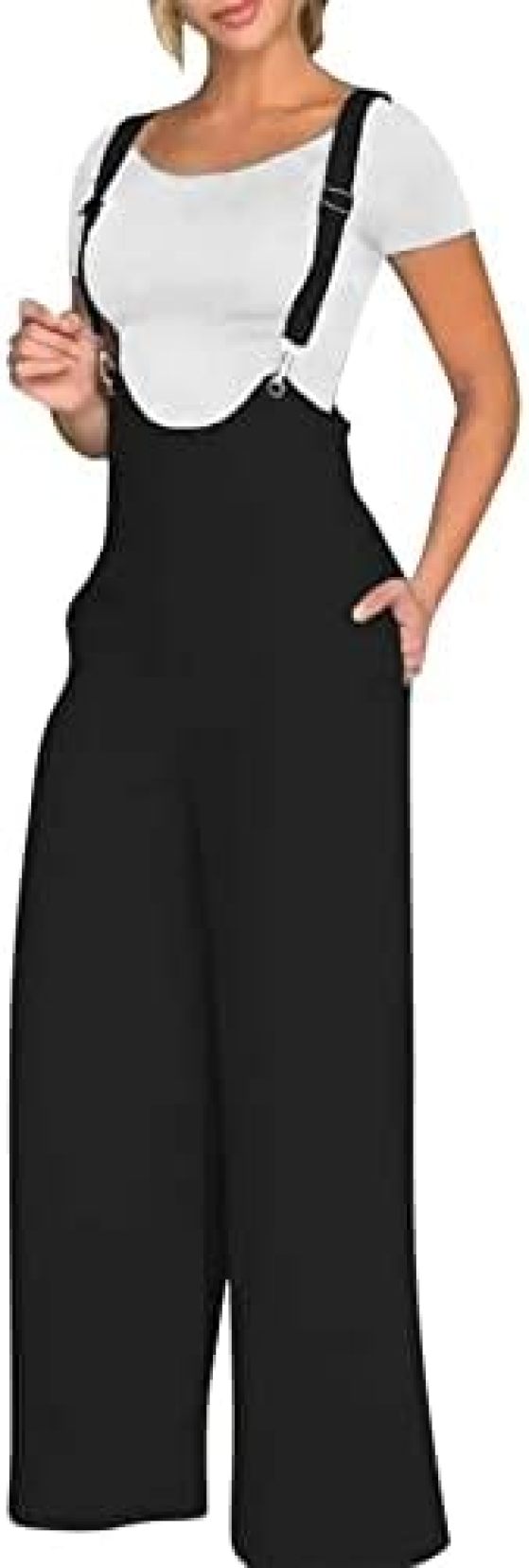【20%OFFクーポン〜】サロペット オーバーオール レディース 体系カバー 無地オールインワン ワイドパンツ ロング丈 ジーンズ 美脚 おしゃれ サロペットパンツ ゆったり 大きいサイズ 春夏 通勤 ロング ズボン つなぎ