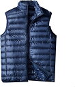 【20%OFFクーポン〜】あったかベスト メンズ ウルトラライトダウン フードなし 保温ジャケット 軽量 XXXXL 大きめ 撥水加工 ジップアップ かっこいい...