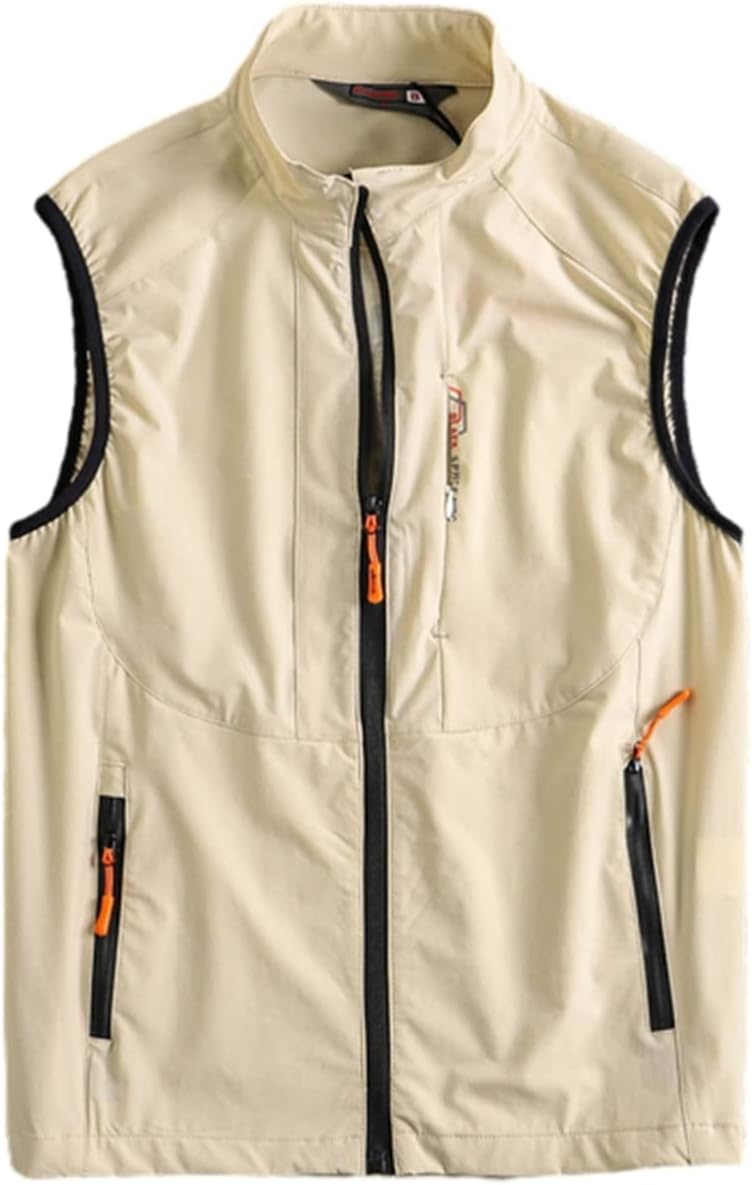 楽天Yokosチョッキ ベスト 春夏 夏用ジャケット 袖無し メンズ 重ね着 薄手 ファスナーポケット カジュアル 上着 お洒落 速乾 軽量 登山 釣り 作業 ウオーキング スポーツ 運動 アウトドア 山登り ベー