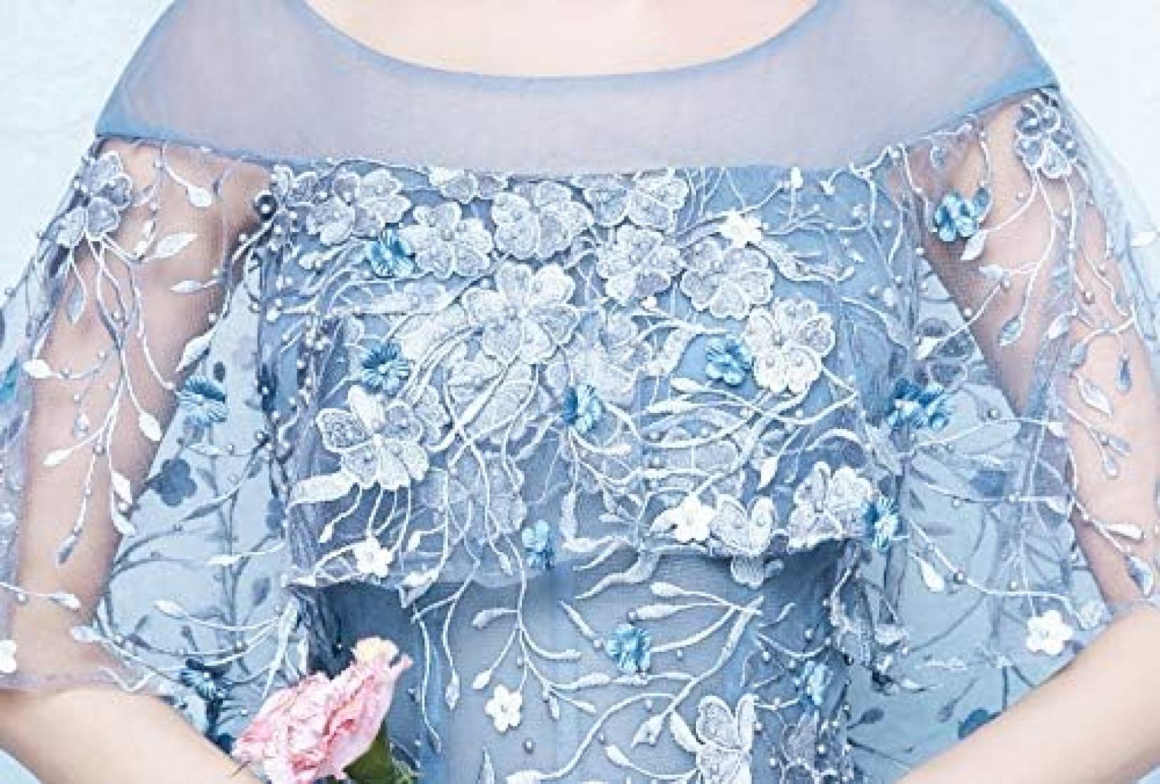【20%OFFクーポン〜】カクテルドレス 演出服 レース カラー プリンセスライン カラードレス 演奏会 発表会 メッシュ スタイル イプ ウェディングドレス なロングドレス 高級ウエディングドレス