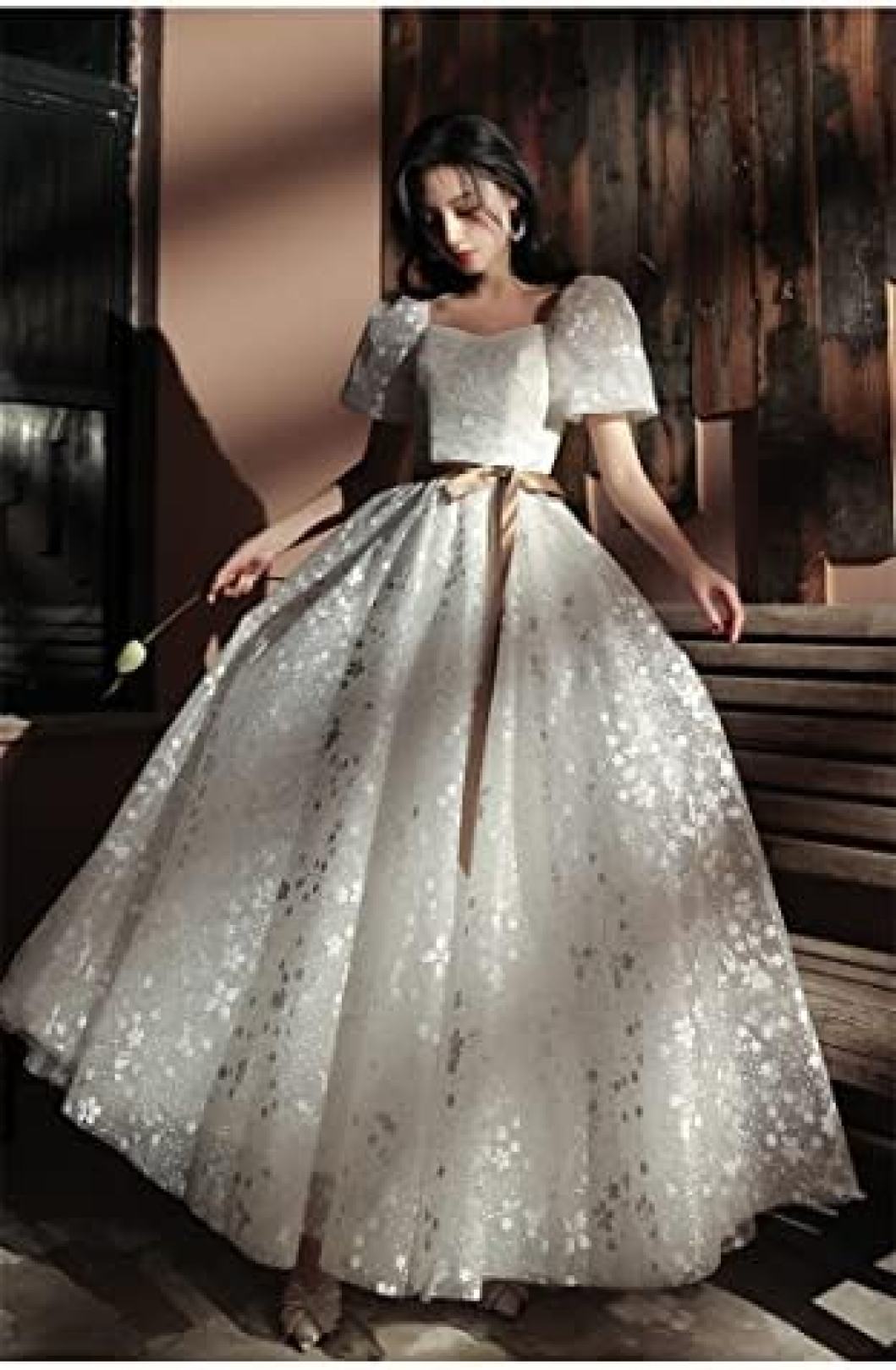 【20%OFFクーポン〜】ドレス レディース イブニングドレス 宴会ドレス ワンピース パフォーマンス コーラス ホスト 発表会 演奏会 二次会 結婚式 きれいめ エレガント Aライン パーティー 体型カバー 刺繍 フォーマル