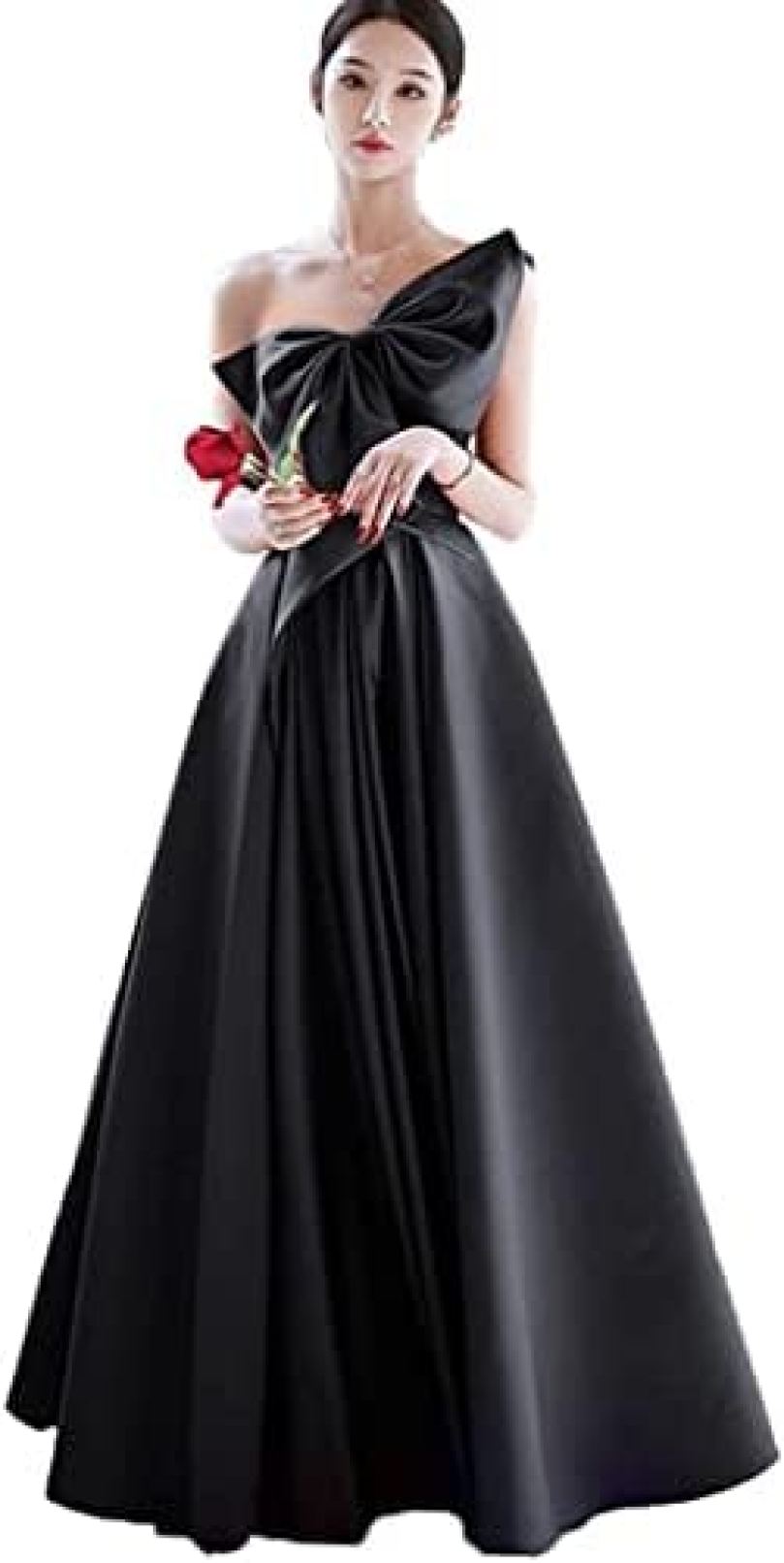 【20%OFFクーポン〜】パーティードレス レディース ロングドレス イブニングドレス ウエディングドレス ノースリーブ リボン 花嫁 サテン オフショルダー 結婚式 マキシ 演奏会 母親 お呼ばれ ピアノ発表会 フォーマル
