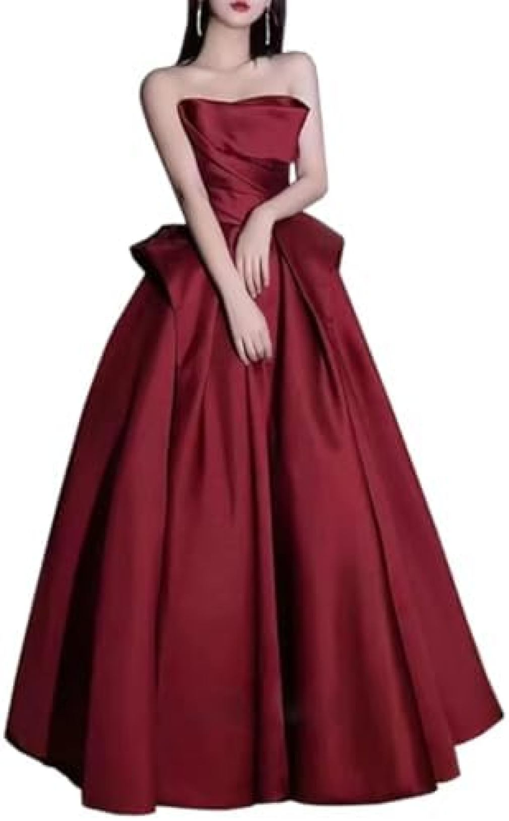 【20%OFFクーポン〜】ドレス レディース フォーマルドレス ロングドレス イブニングドレス 結婚式 二次会 お呼ばれ Aライン マキシ丈 フリル シンプル 上品 宴会 披露宴 フォーマル 花嫁 パーティー