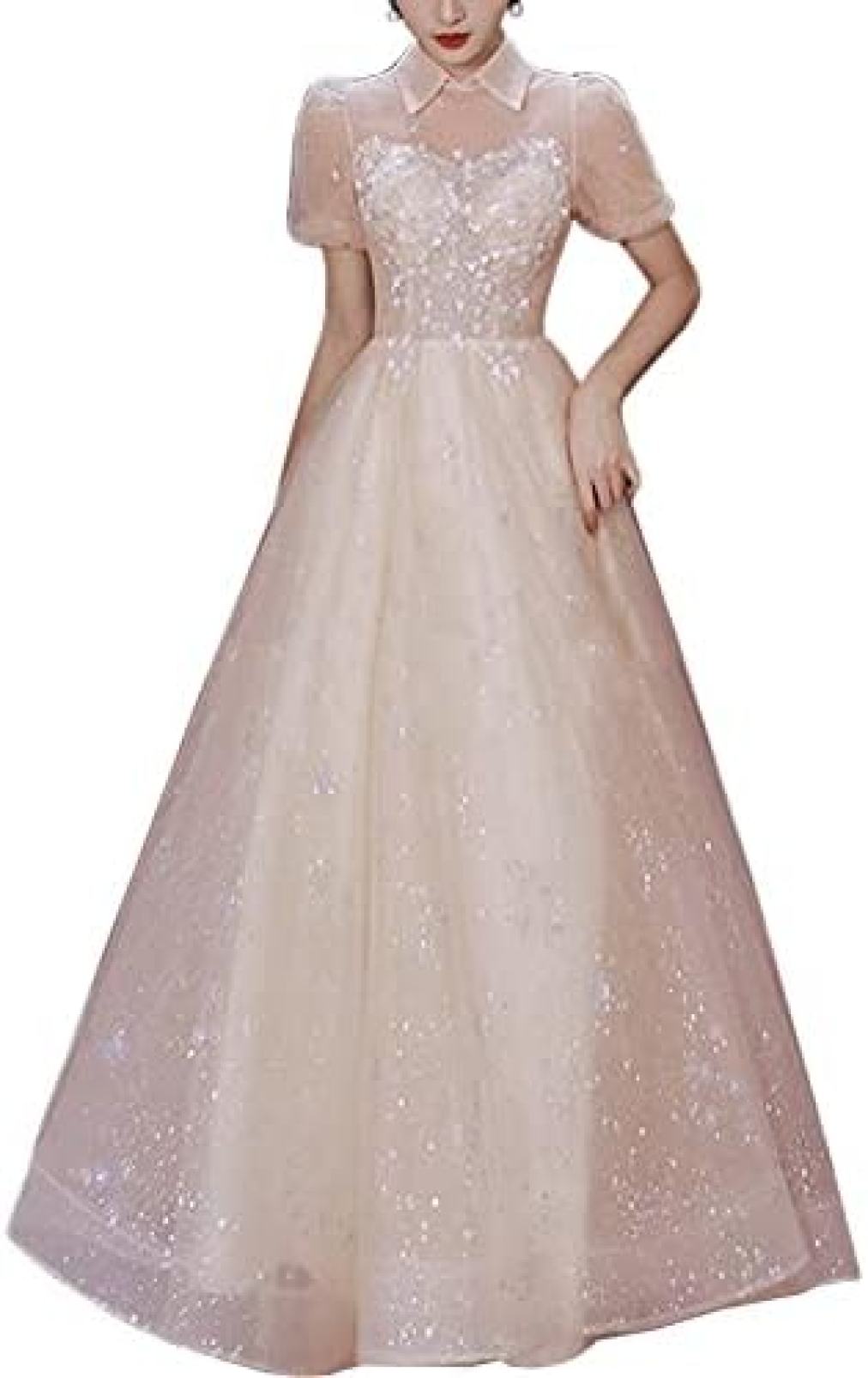 【20%OFFクーポン〜】レディース ドレス ロングドレス ミドル丈ドレス パーティードレス イブニングドレス 演奏会ドレス チュールワンピース フォーマル エレガント スパンコール お姫様 披露宴 二次会 発表会 演奏会 卒