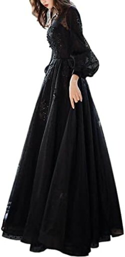 【20%OFFクーポン〜】レディース ドレス イブニングドレス フォーマルウエア ワンピース 長袖 ロング丈 ブラック 体型カバー 着痩せ おしゃれ エレガント 気質 演奏会 フォーマル 二次会 パーティー 結婚式 きれい お 【20%OFFクーポン〜】レディース ドレス イブニングドレス フォーマルウエア ワンピース 長袖 ロング丈 ブラック 体型カバー 着痩せ おしゃれ エレガント 気質 演奏会 フォーマル 二次会 パーティー 結婚式 きれい お