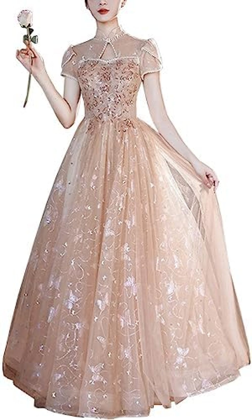 【20%OFFクーポン〜】レディース パーティードレス ドレス ワンピース イブニングドレス 演奏会ドレス ロングドレス エレガント フォーマル ゴージャス スリム パーティー 演奏会 卒業式 宴会