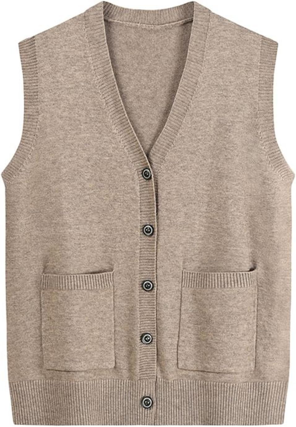 チョッキ インナー 高齢者 ベスト ニット レディース 秋冬春 袖なしカーディガン あったか ふわふわ 柔..