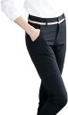 ロングパンツ 洗える ストレッチ ロング丈 レディース フォーマル 事務服 オフィス制服 3D裁断 立体感タップリ クロップドパンツ スラックス 9分丈 オフィス カジュアル レディース オフィススー