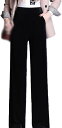 レディース ハイウエスト ベルベット ワイドパンツ ゆったり 着痩せ スリム カジュアル ベロア パンツ ベルベット きれいめ ボトムス ズボン レトロ プリー...