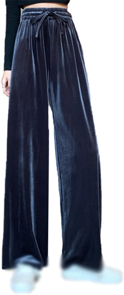 レディース ハイウエスト ベルベット ワイドパンツ ゆったり 着痩せ スリム カジュアル ベロア パンツ ベルベット きれいめ ボトムス ズボン レトロ プリーツパンツ 体型カバー OL ルーム ウェ