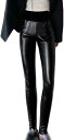 レザーパンツ ハイウェスト ロングパンツ レディース 裏起毛 厚手 スリム カジュアル レギンス 光沢有り 美脚 ズボン 着痩せ 秋冬 PUレザー 光沢あり 小さいサイズ ズボン スキニーパンツ フェ