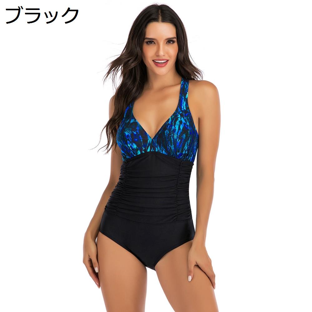 【20%OFFクーポン〜】水着 レディース フェットネス ワンピース 大きいサイズ セクシー モノキニ ハイカット ビキニ 競泳 ビーチウェア スイムウェア ブラック L