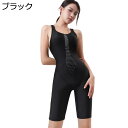 【20%OFFクーポン~】競泳水着 レディース フェットネス 体型カバー 冷感 ジム用水着 ワンピース ノースリーブ サーフ ビーチ めくれ防止 練習用 女性 スイムウェア 速乾 日焼け止め ブラック L