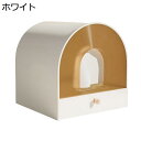 【全店10%OFFクーポン】猫トイレ　ドーム型　猫トイレ本体　大型　可愛い　密閉式　引き出し式　おしゃれ　掃除簡単　大きめ　猫トイレボックス　フルカバー　猫砂が飛び散り防止　臭い防止　スコップ付き　猫プレゼント　ホワイト