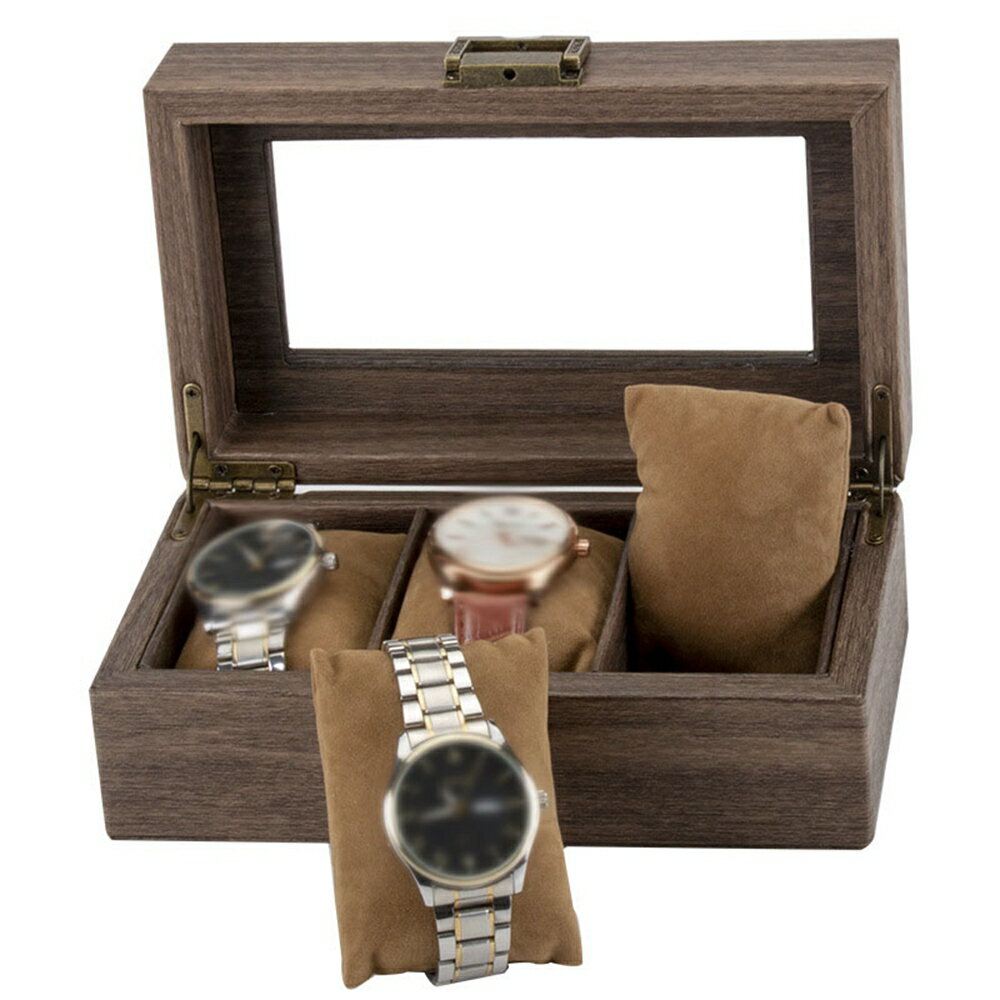 【20%OFFクーポン〜】腕時計収納ケース　木製　3本用　腕時計ケース　コレクションケース　ウォッチボックス　収納ボックス　時計保管　ディスプレイケース　高級　ギフト　父の日　腕時計ボックス　インタリア　3本