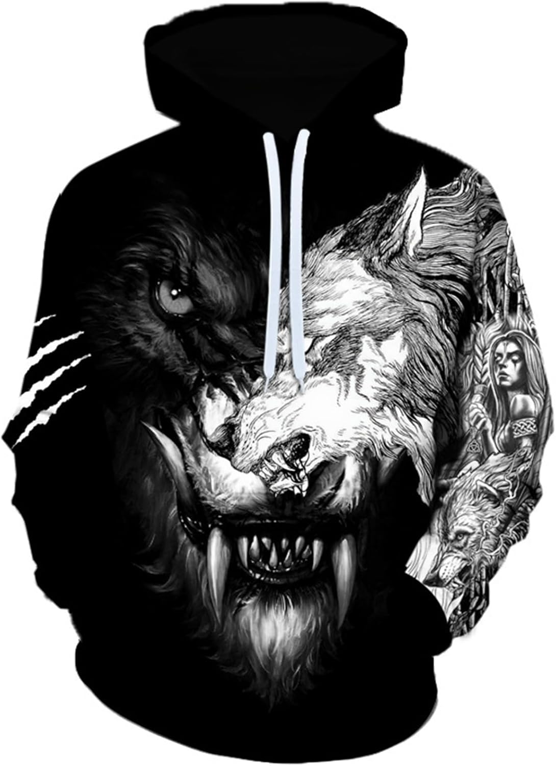 フードパーカー タコ柄 虎柄 メンズ 秋 プルオーバー 3Dプリント 長袖 リアル アウター フード付き お揃い ストリート系 伸縮 薄手 かっこいい スウェッ...