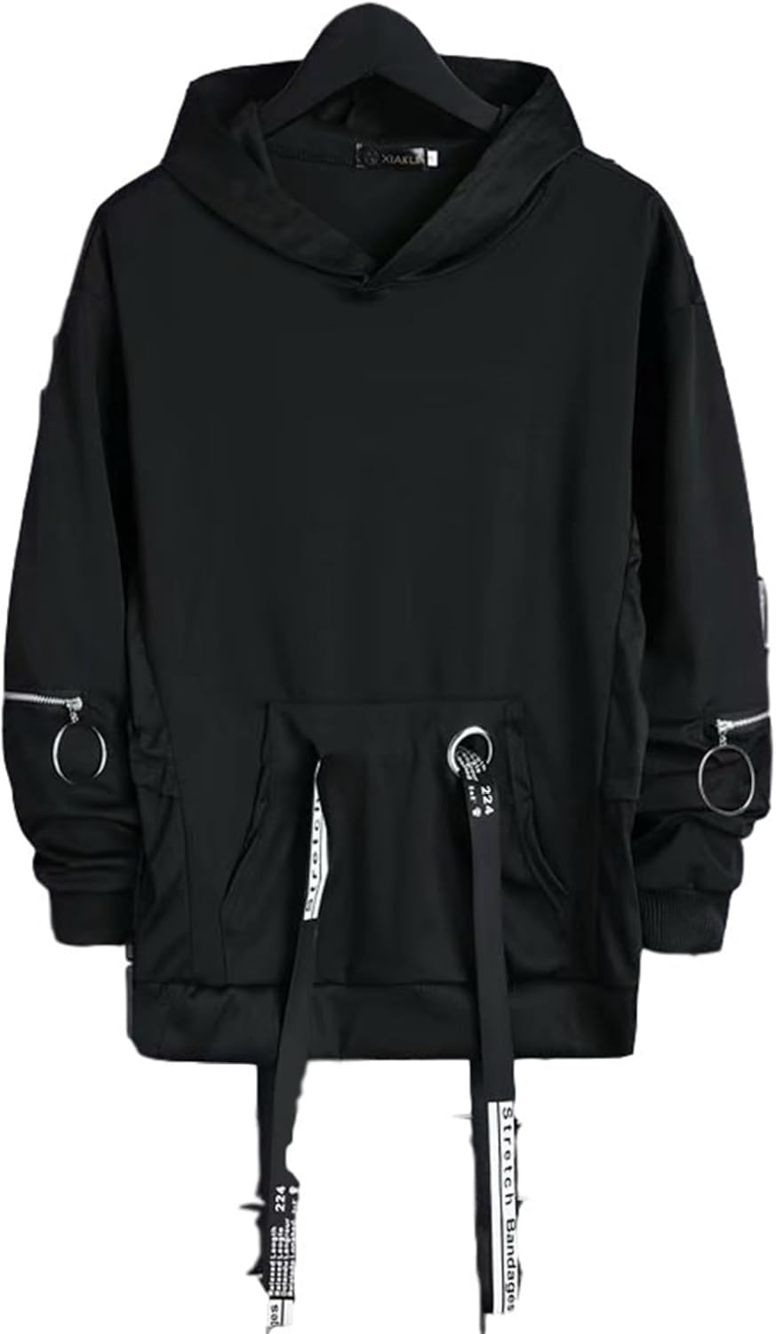 パーカーメンズ ジップ フード付き 長袖 フルオーバー 春秋 大きいサイズ ポケット お洒落 肌触りがいい ヒップホップ 重ね着風 原宿風 BF風 個性 サロン...