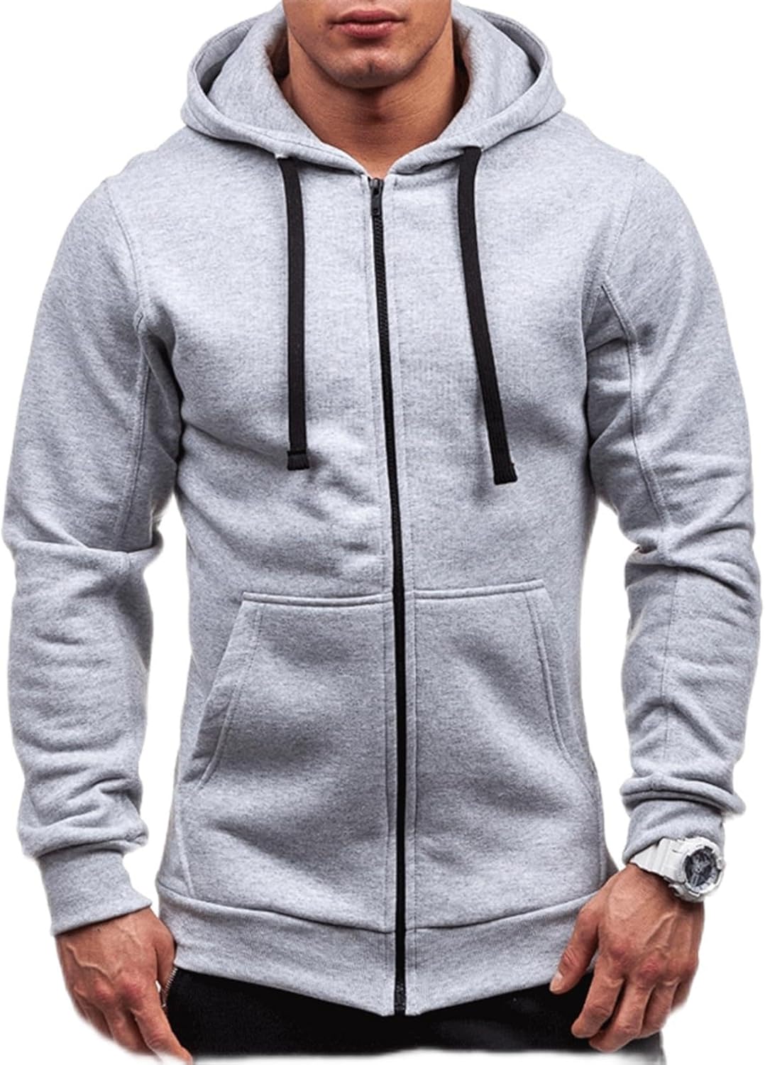 パーカー メンズ 春秋服 長袖 ジップアップ プルオーバー スウェットパーカー フード付き オーバーサイズ 軽い 柔らかい ポケット付 プルパーカー 無地 スウ...