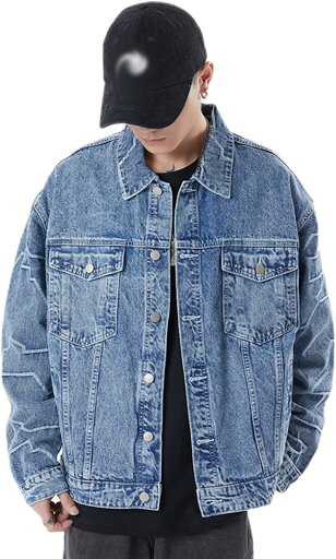 春秋 ライトアウター Gジャン ブルゾン 男性用 S-3XL ゆったり スプリングコート ジャンパー ジャケット デニム メンズ カジュアル BIGシルエット 体型カバー かっこいい バイク キャンプ 春秋 ライトアウター Gジャン ブルゾン 男性用 S-3XL ゆったり スプリングコート ジャンパー ジャケット デニム メンズ カジュアル BIGシルエット 体型カバー かっこいい バイク キャンプ