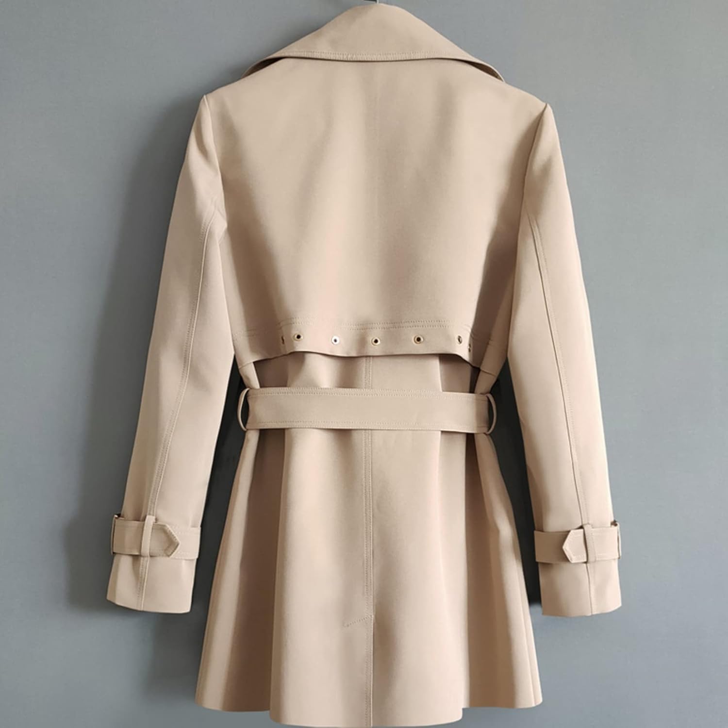 トレンチコート メンズ ミディアム丈 スプリングコート ベルト付き イングランド かっこいい 春 秋 長袖 アウター スリム 薄手 アウトドア 通勤 通学 男性用 トップス 羽織り おしゃれ 大きいサ